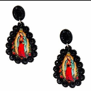 COPY - Virgin Mary Earrings Virgen De Guadalupe Earrings